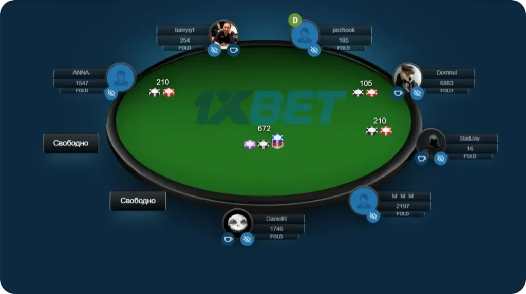 1xbet poker