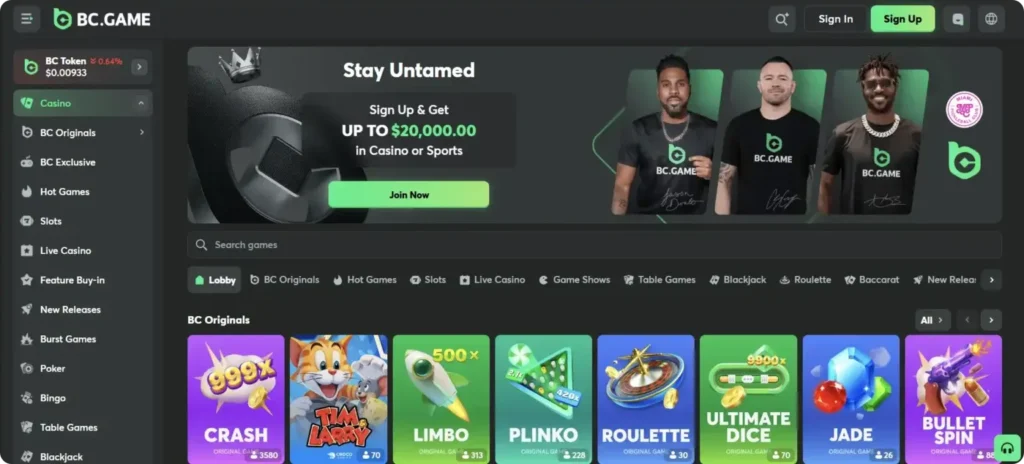 bc.game online casino