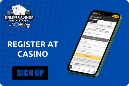 Register at an online casino